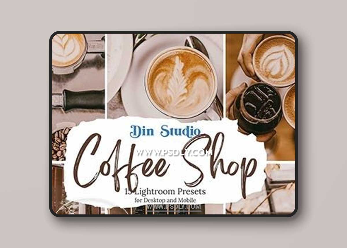 CreativeMarket - Coffee Shop Lightroom Presets 5480314