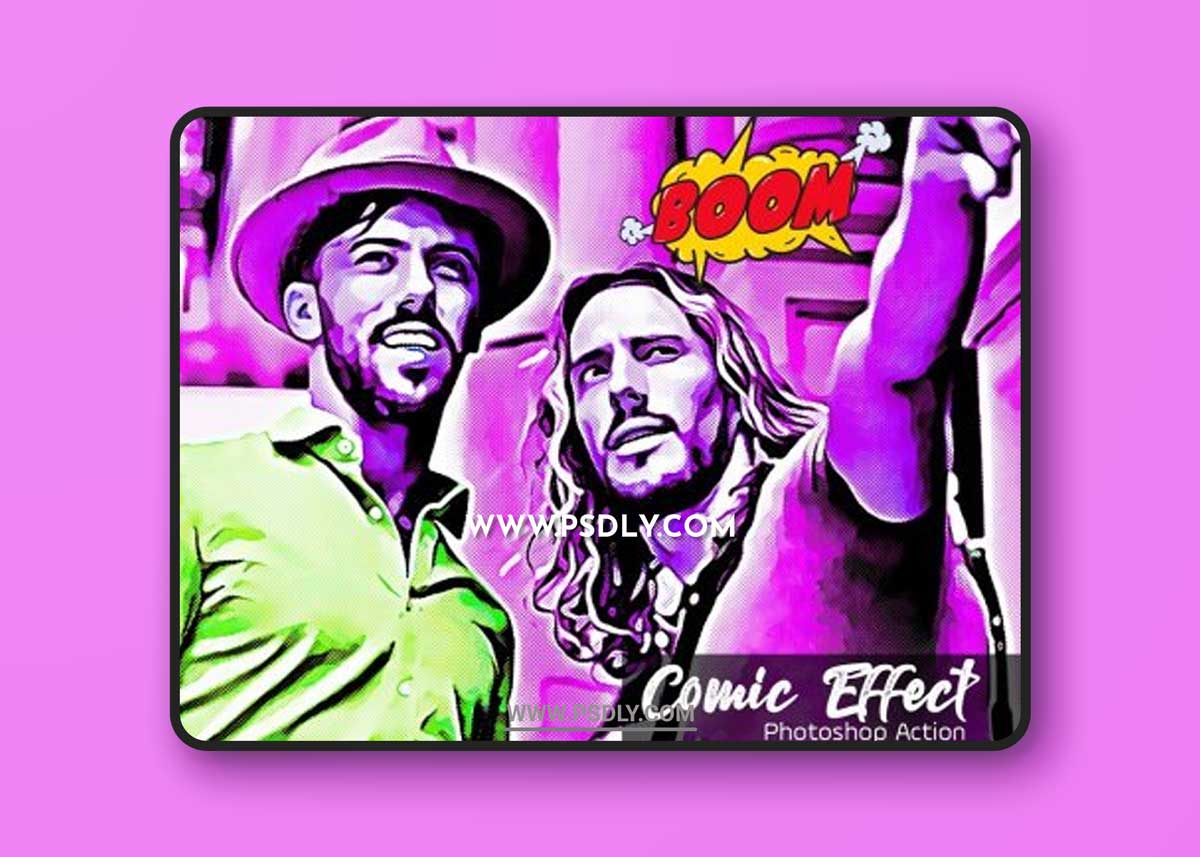 CreativeMarket - Comic Effect Photoshop Action 5183708