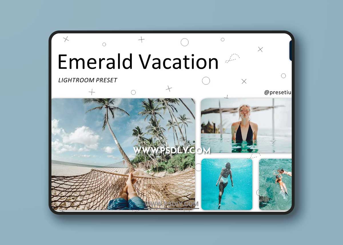 CreativeMarket - Emerald Vacation - Lightroom Presets 5219460