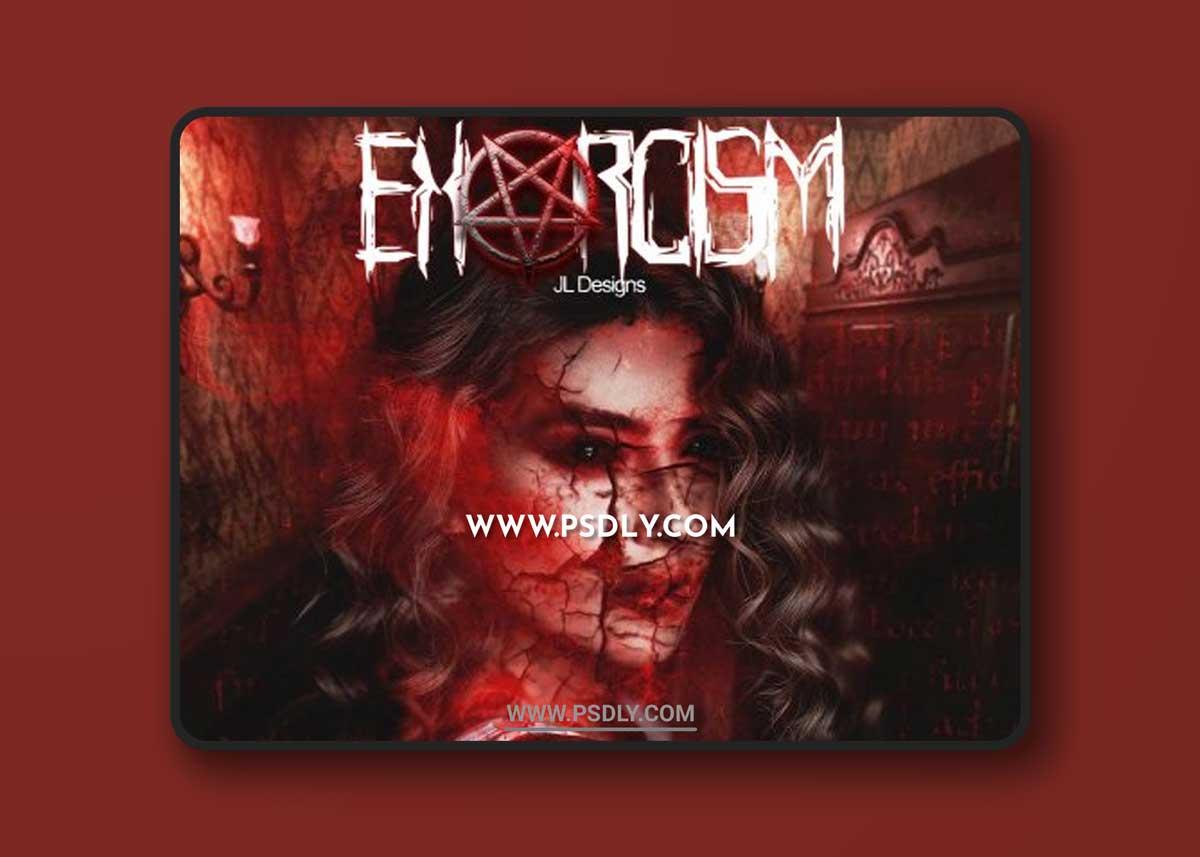 CreativeMarket - Exorcism Photoshop Action 5299028