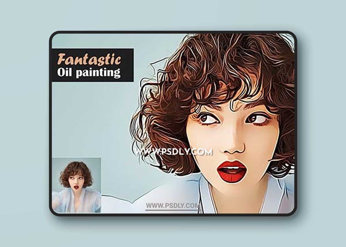 CreativeMarket - Fantastic Oil Painting 5567355