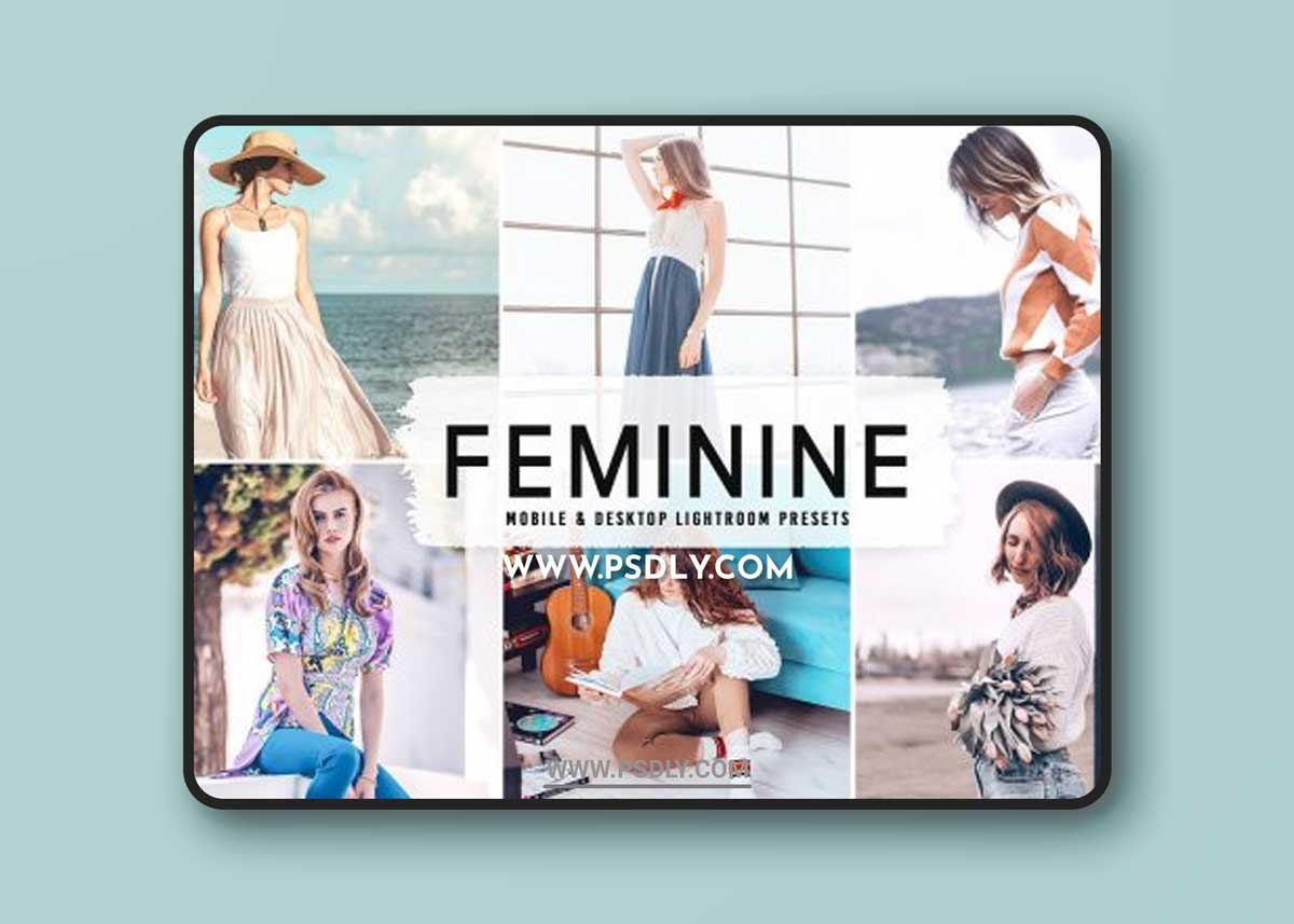 CreativeMarket - Feminine Mobile & Desktop Lightroom Presets 6481296