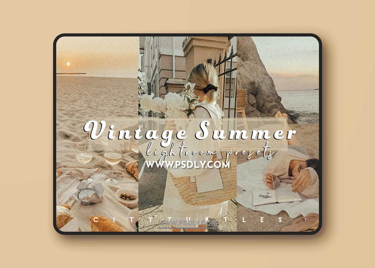 CreativeMarket - Grainy VINTAGE SUMMER Film Presets 5452867