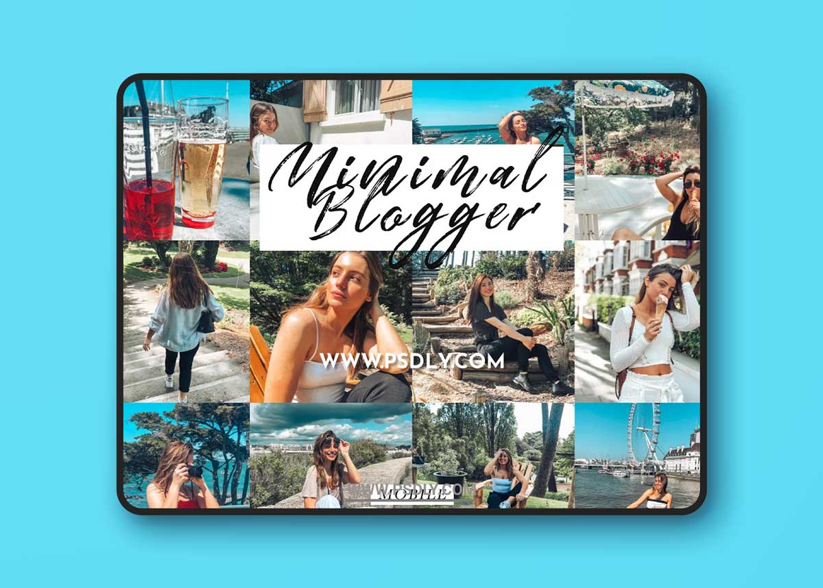 CreativeMarket - Mobile Lightroom Presets MINIMAL 3795887