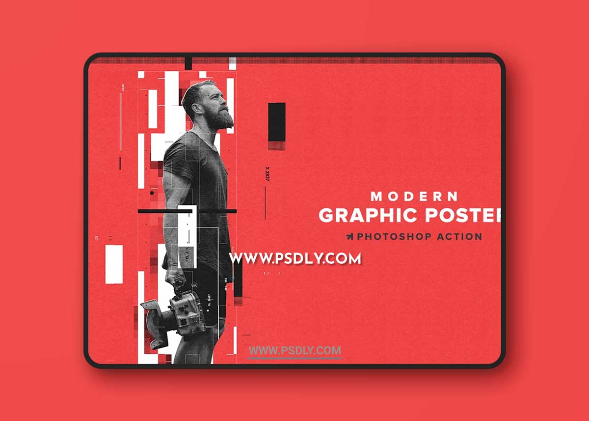 CreativeMarket - Modern Graphic Poster Action 6351005