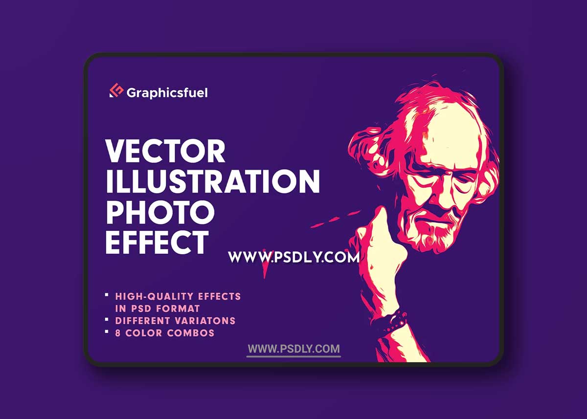 CreativeMarket - Vector Illustration Photo Effect 6331200