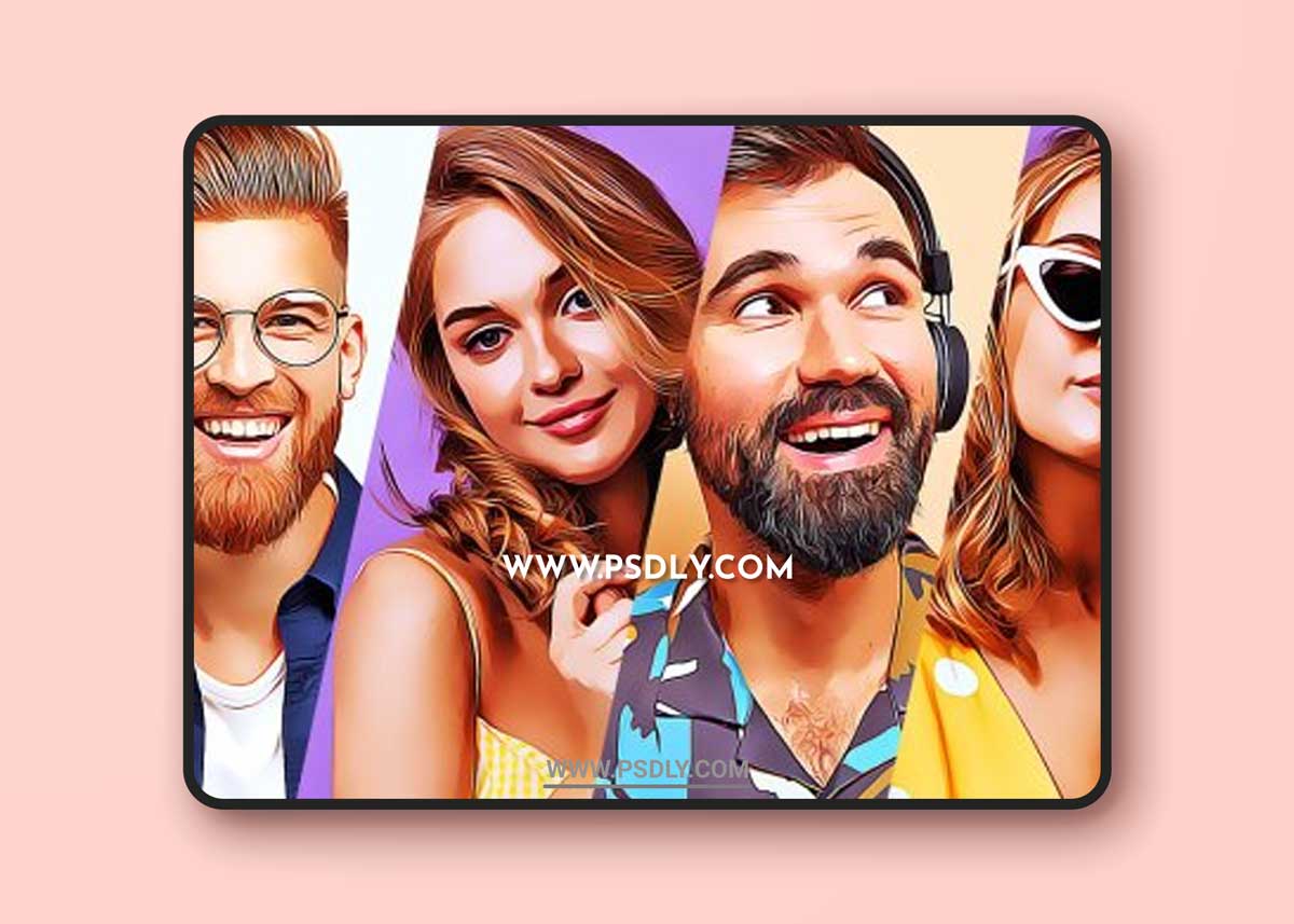 CreativeMarket - Vector Oil Painting 6477729