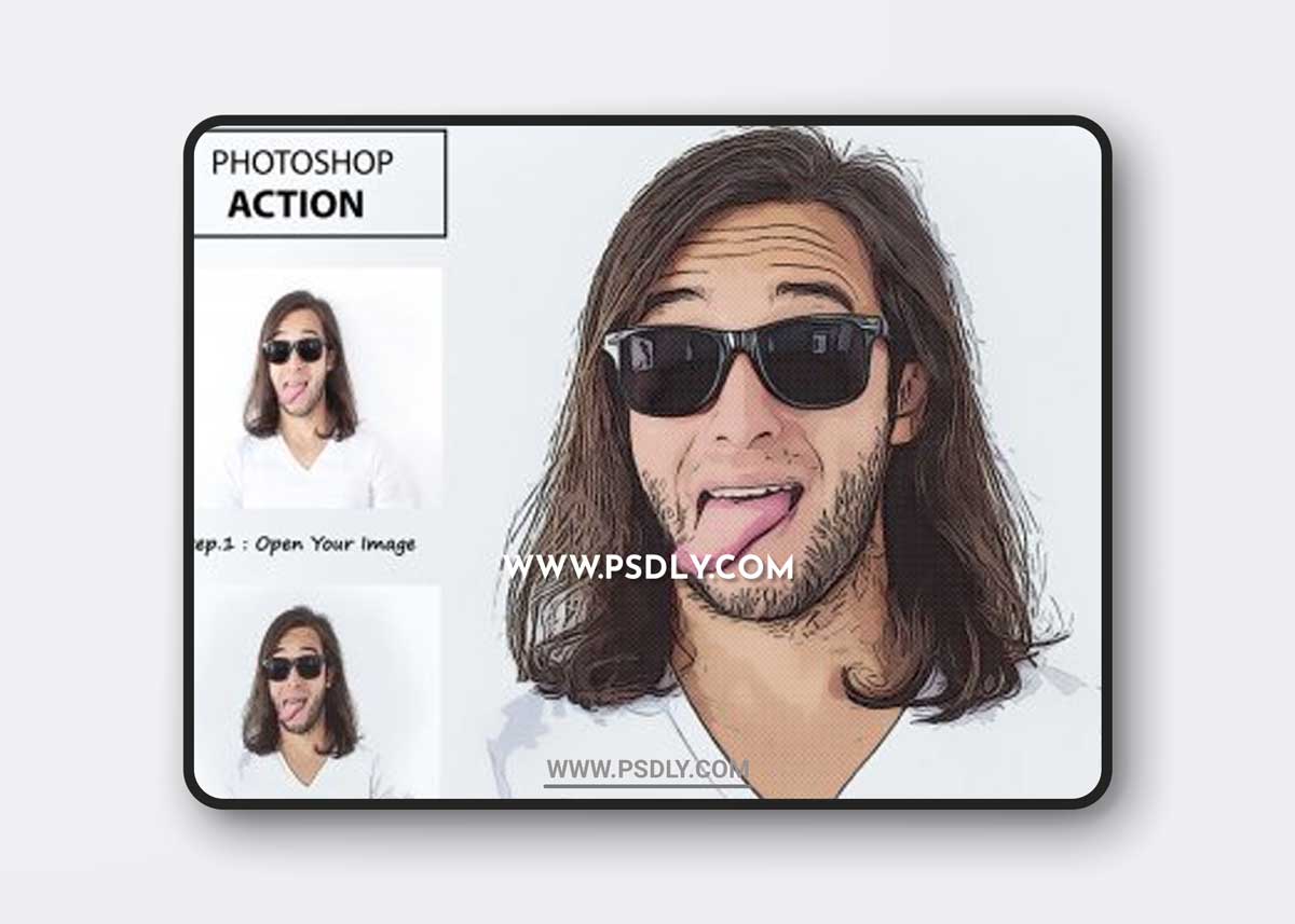 Creativemarket - Comic Book Art - PS Action 3238784