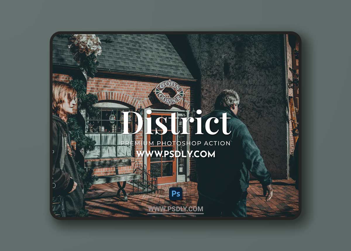District Photoshop Action