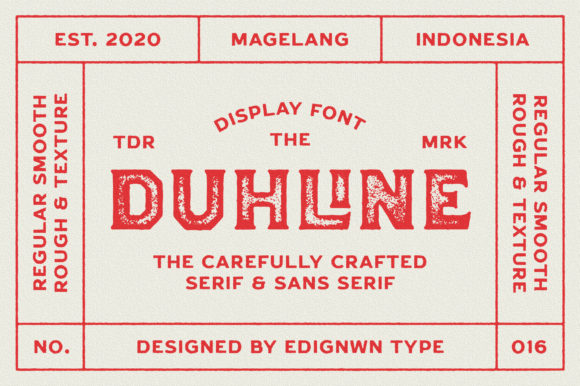 Duhline Font