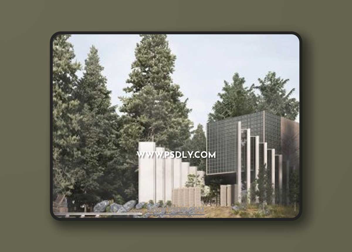 Exterior Lake House by Phu Nguyen 3D Models