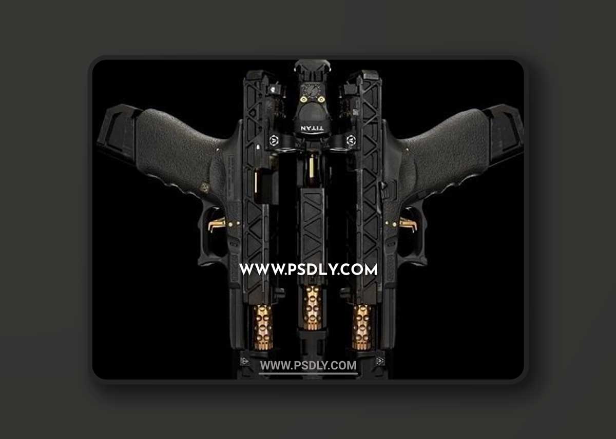 Glock 17 Custom 3D Models