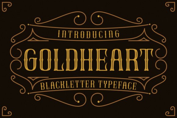 GoldHeart Font