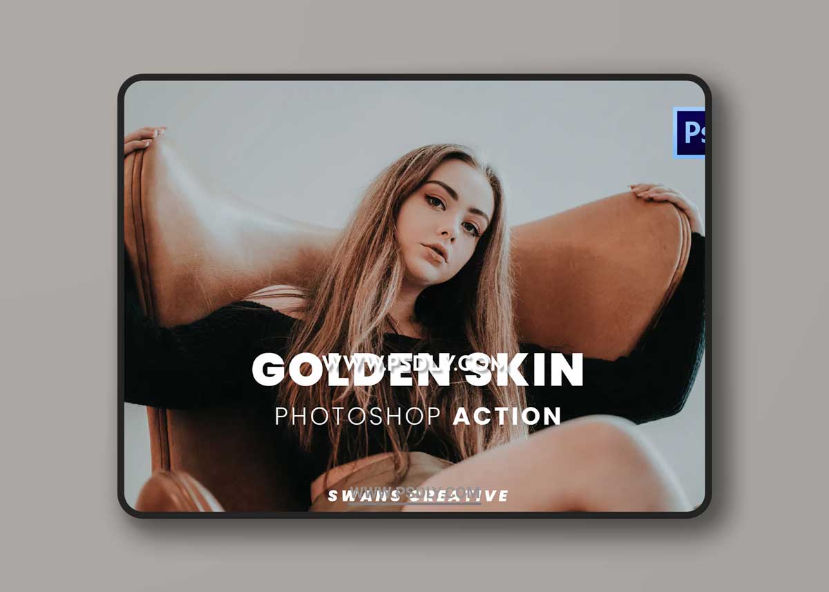 Golden Skin Photoshop Action