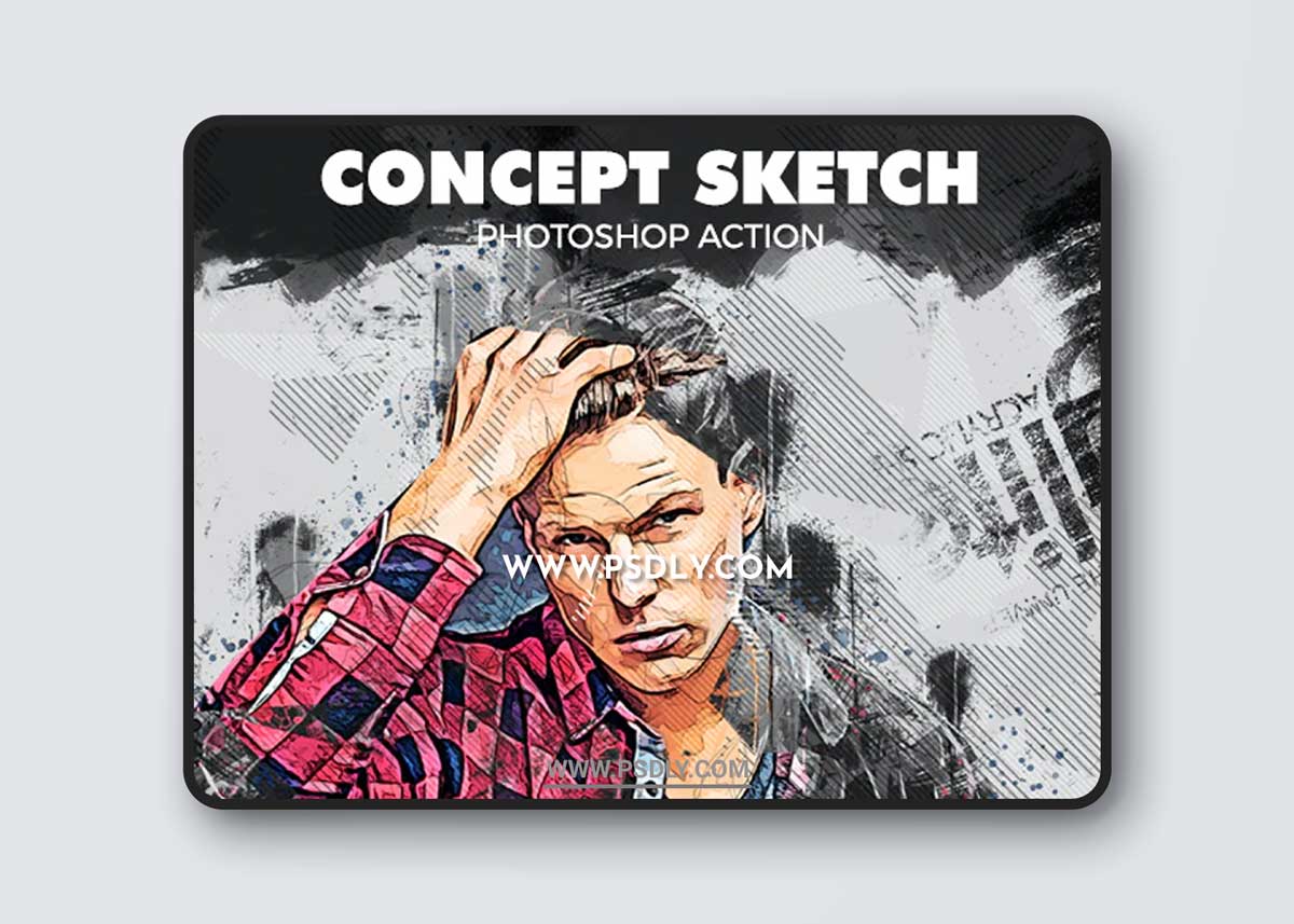 GraphicRiver - Concept Sketch Photoshop Action 34023427