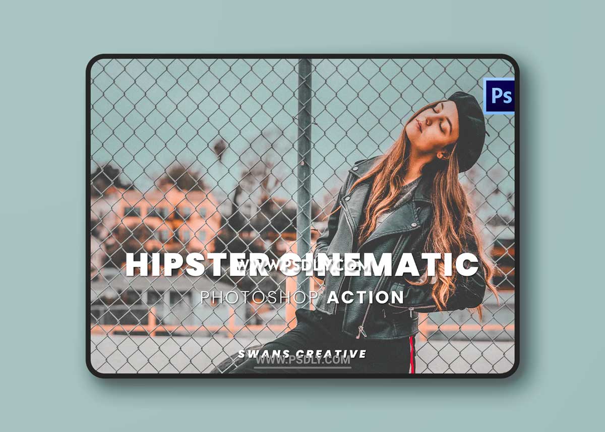 Hipster Cinematic Photoshop Action