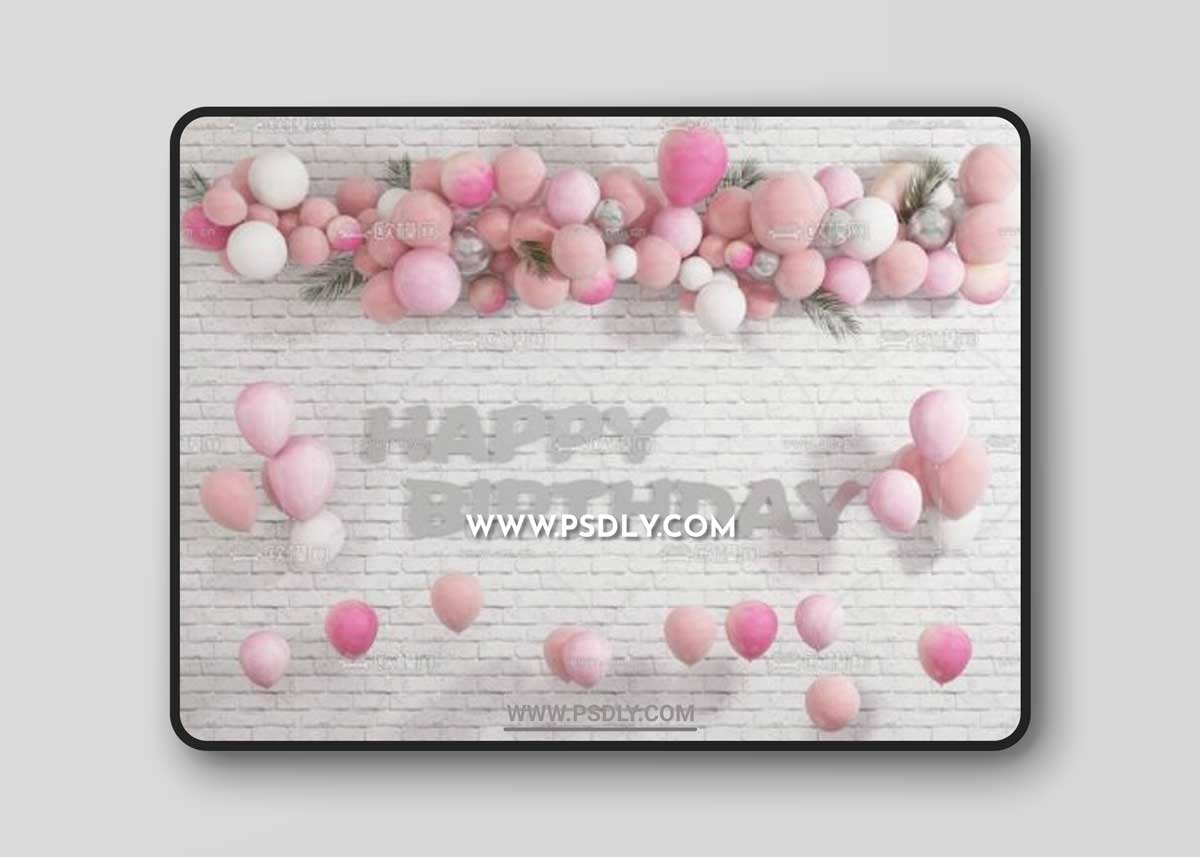 Holiday balloons scene 11