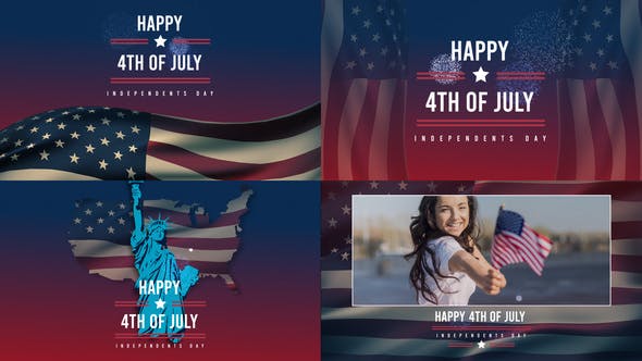 Videohive Patriotic Titles for Social Media 27531565