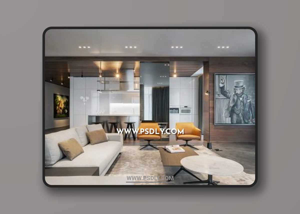 Interior Living Room By YODEZEEN