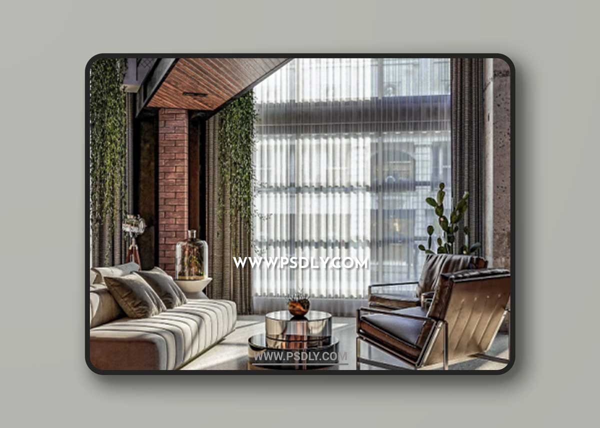 Interior Living Room – Kitchen By Pham Hai