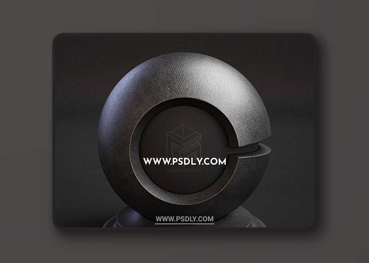 Leather Material With Adjustable Color 3D Models