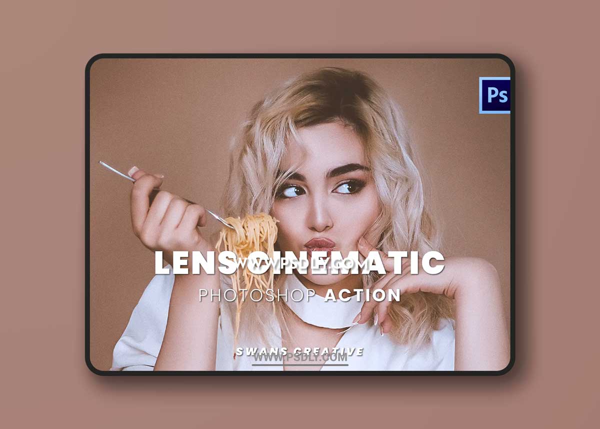 Lens Cinematic Photoshop Action