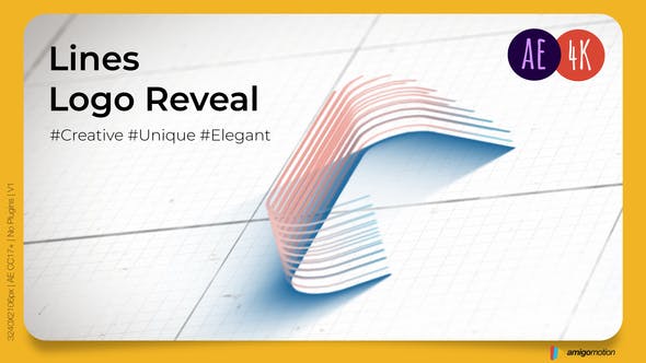 Videohive Architect Lines Logo Reveal 34132556