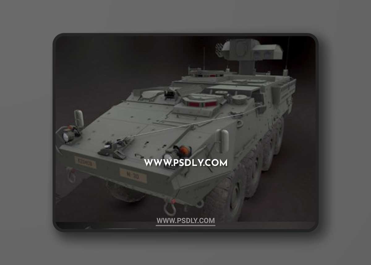 M1134 Stryker 3D Models