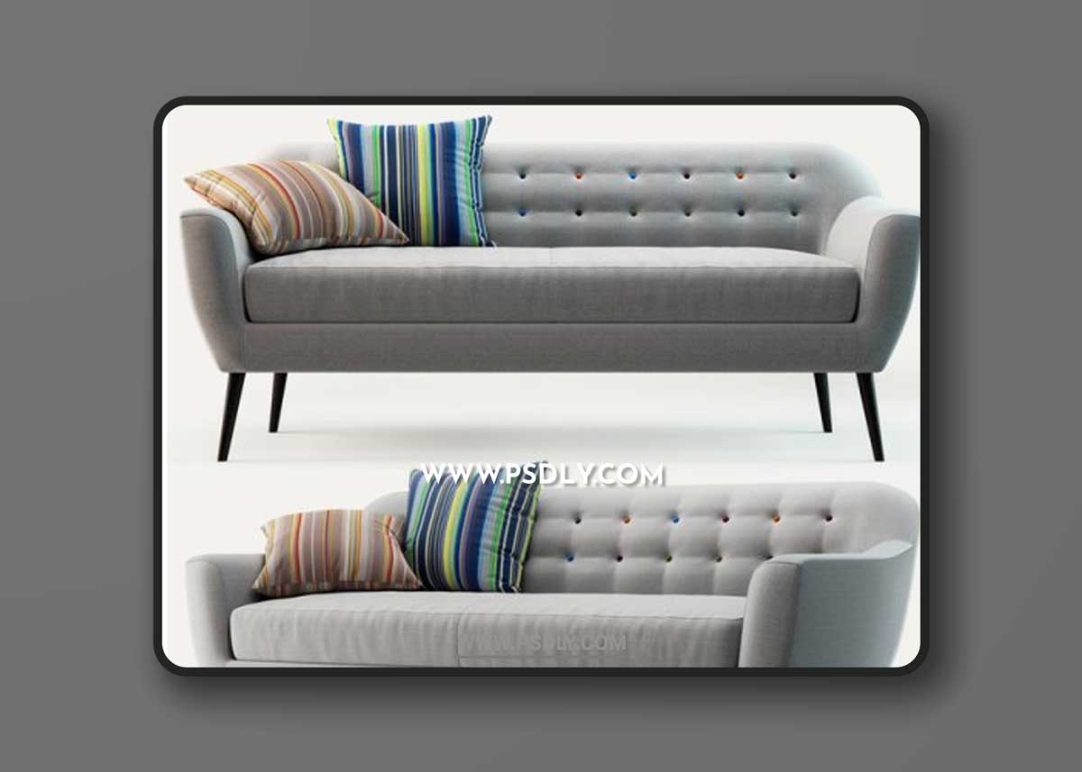 MADE Ritchie 3 Seater Sofa 3D Models