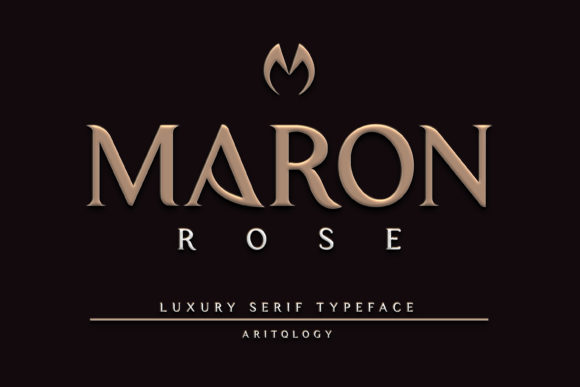 Maron Rose Font