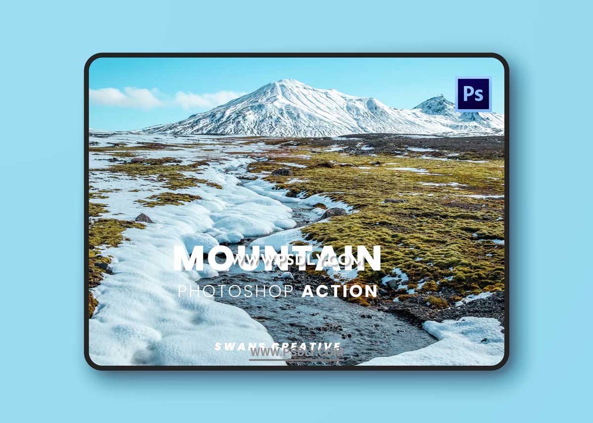 Mountain Photoshop Action