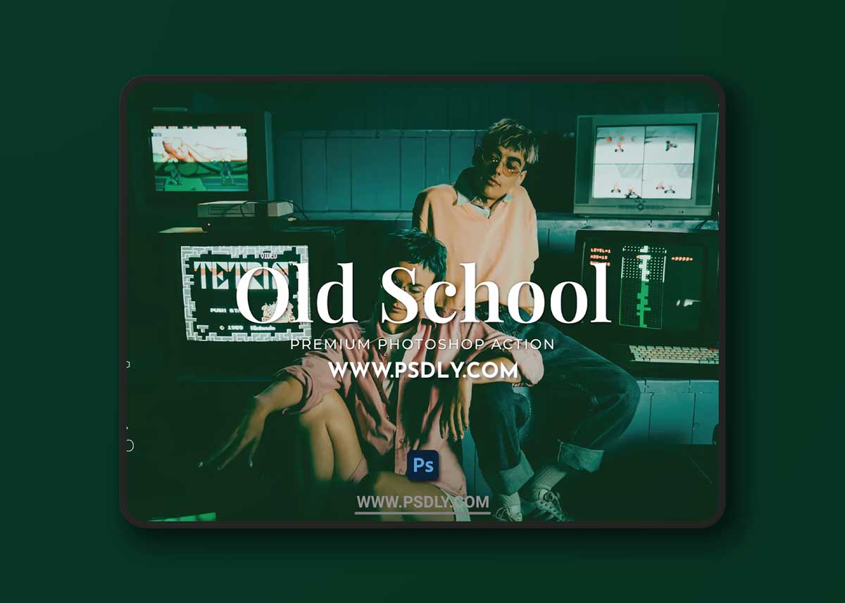 Old School Photoshop Action