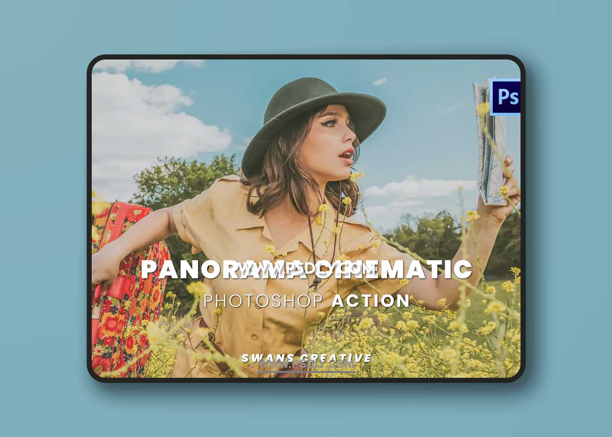 Panorama Cinematic Photoshop Action