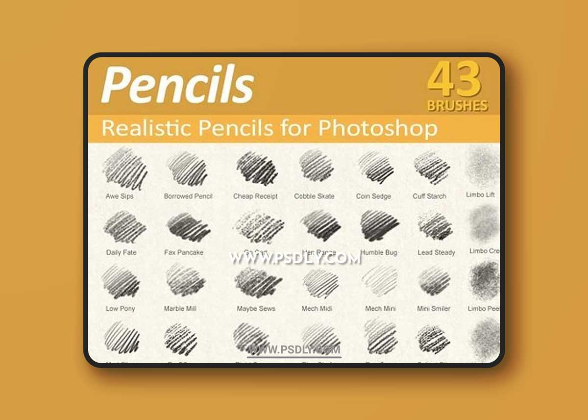 Photoshop Pencils Brushes