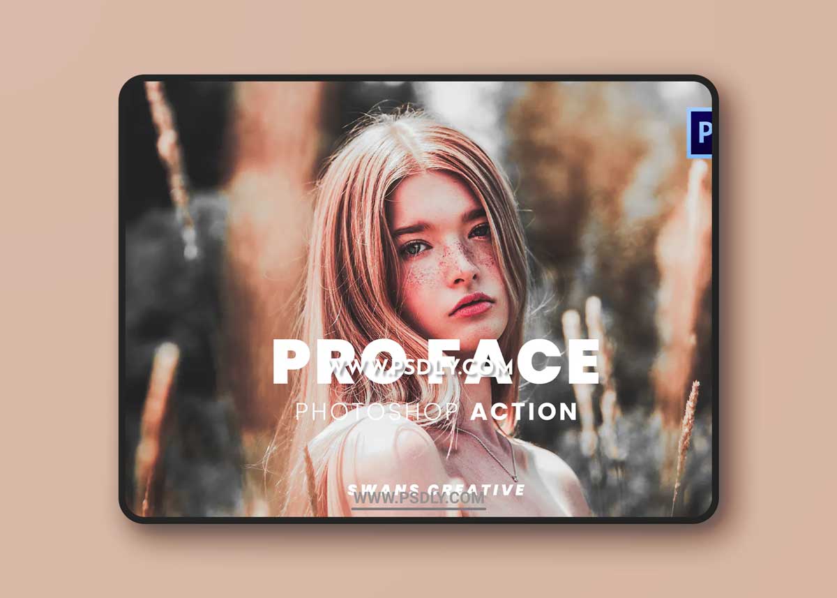 Pro Face Photoshop Action