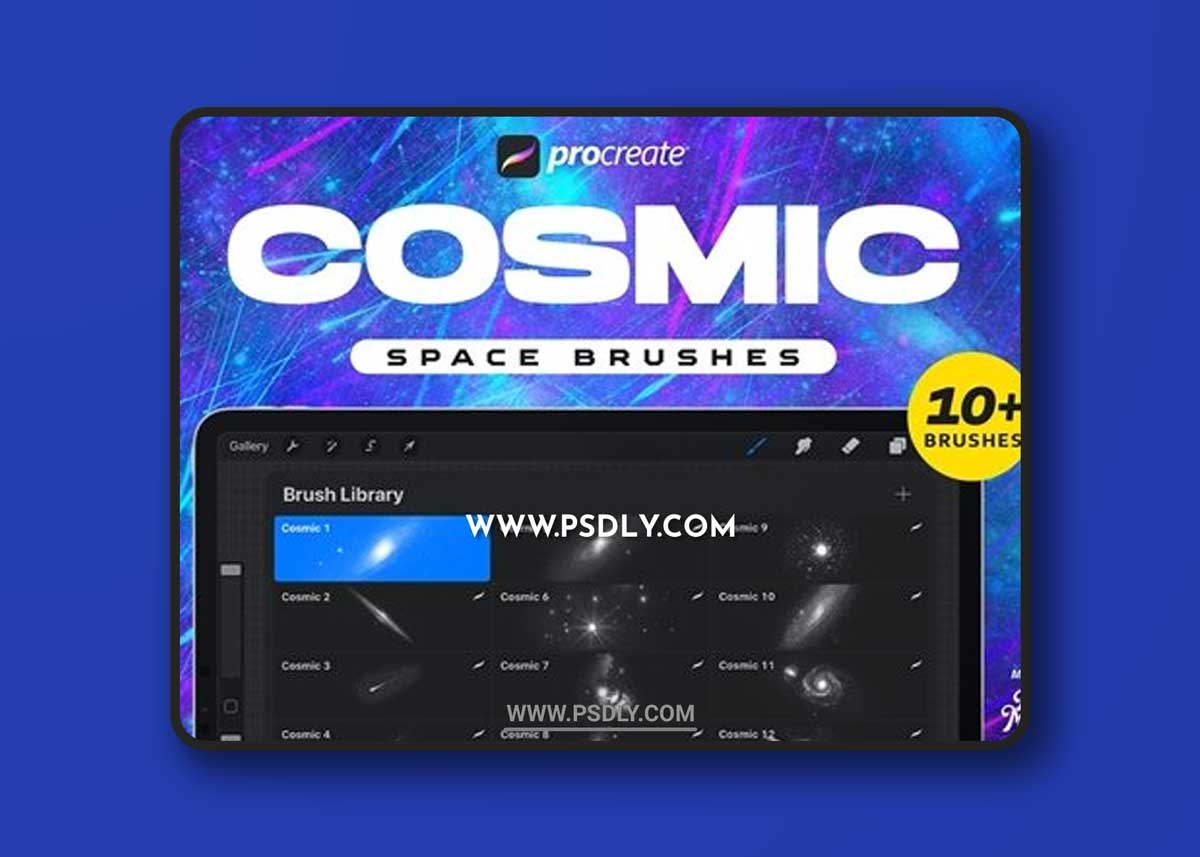 Procreate Cosmic Space Brushes