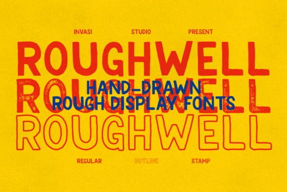 Roughwell Family Font