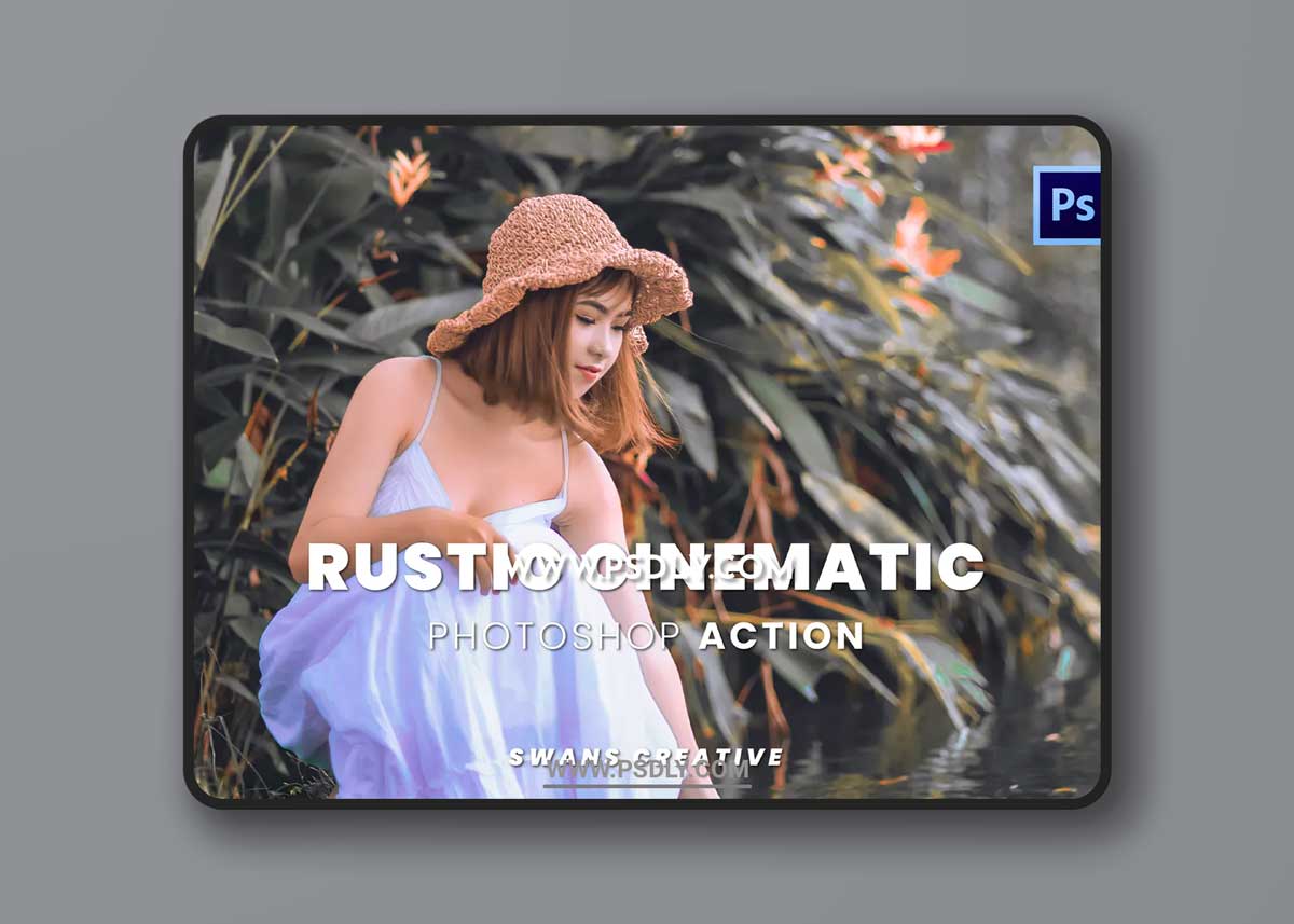 Rustic Cinematic Photoshop Action