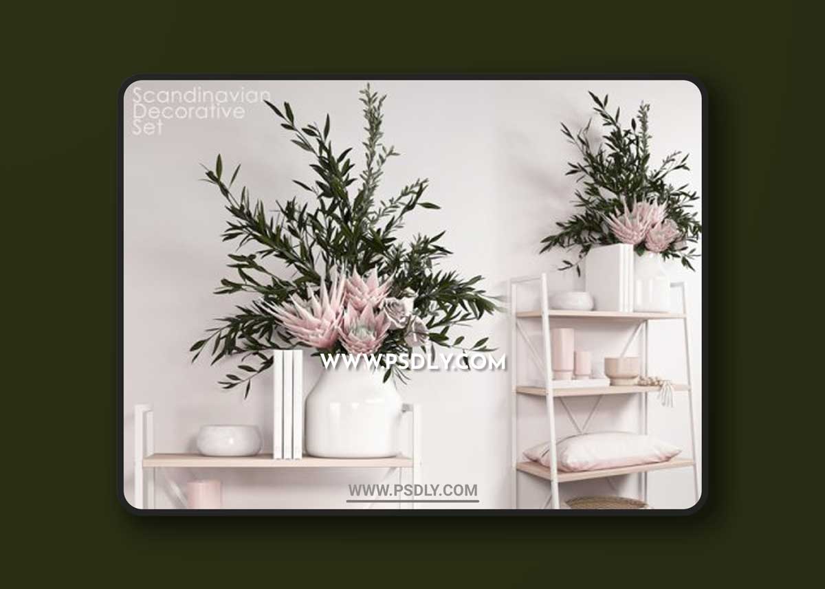 Scandinavian decorative set 02