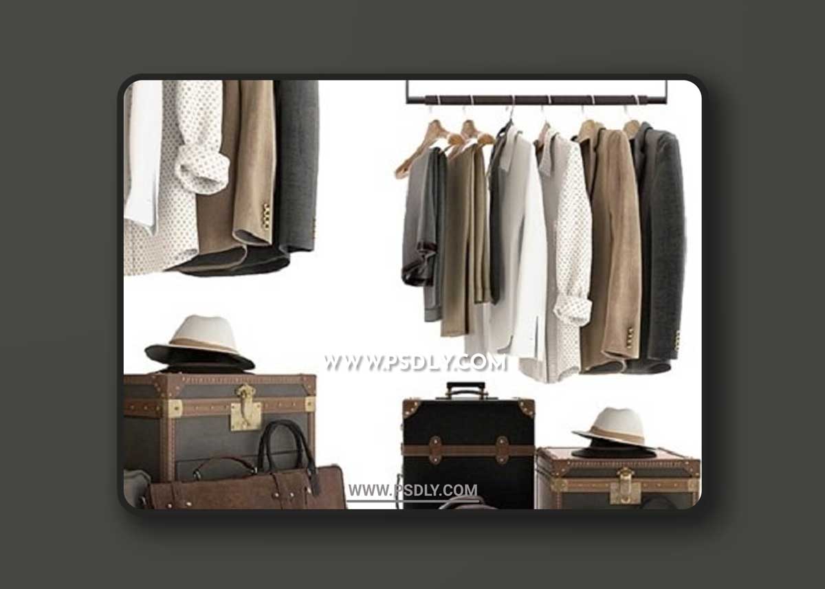 Set of clothes 05 3D Models