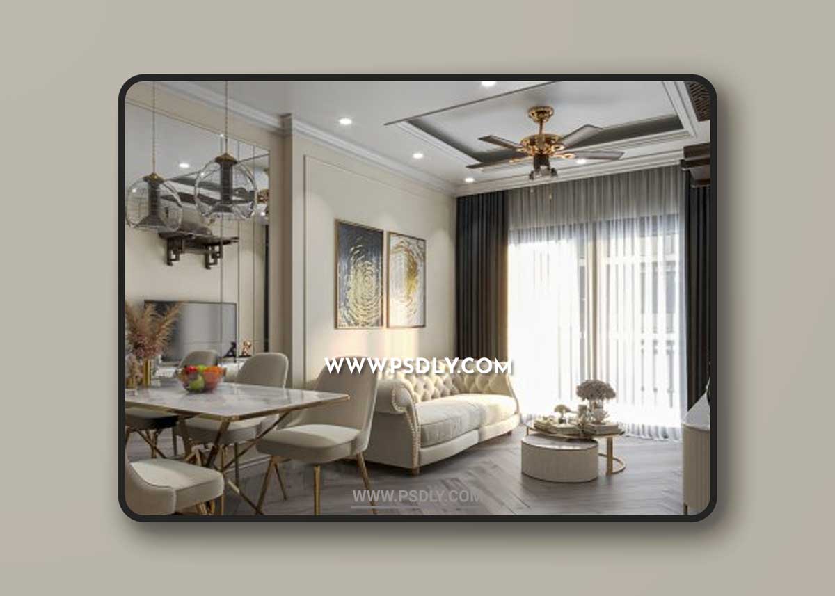 Sketchup Apartment Interior by Vu Van Luong