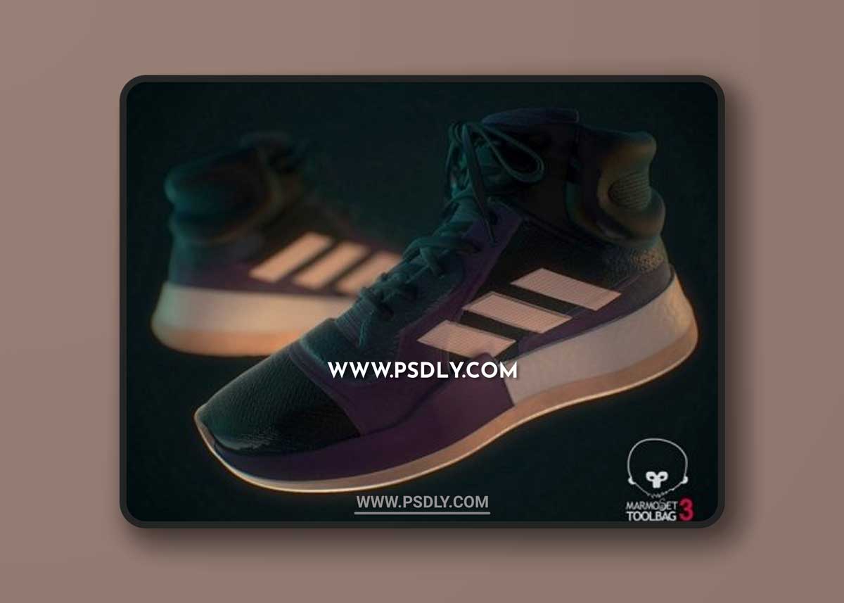 Sneaker Adidas Marquee Boost 3D Models