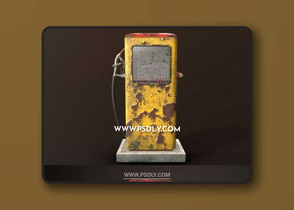 Soviet Gasoline Pump 3D Models