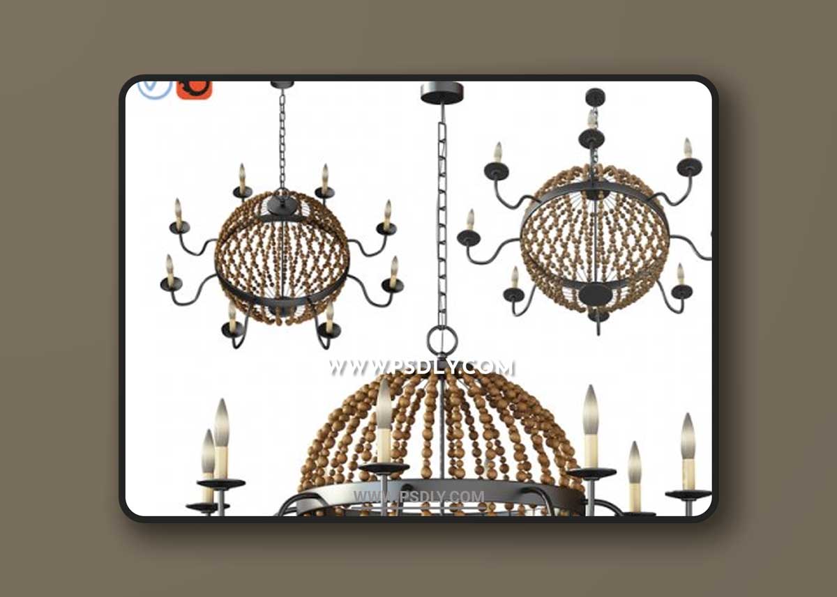 Ventura Chandelier 3D Models