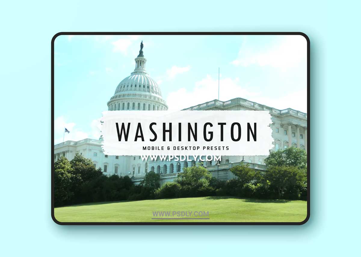 Washington Mobile & Desktop Lightroom Presets W2J279P