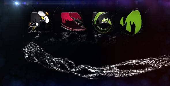 Videohive Water Trails Intro 15487132