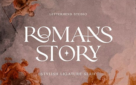 CM - Romans Story - Ligature Serif Font 6461973