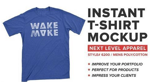 CM - Next Level Poly/Cotton Shirt Mockups 956664