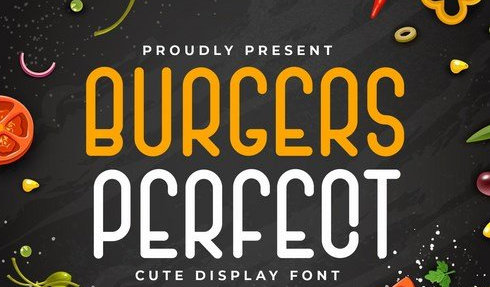 Burgers Perfect - Display Font
