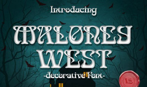 Maloney West Font